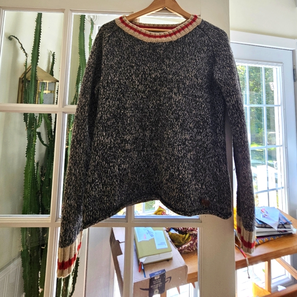 Roots Classic Cabin Stripe Crew Neck Sweater